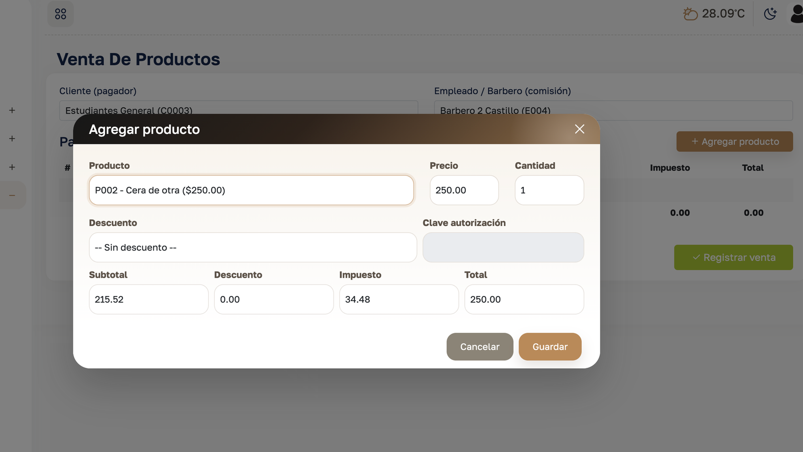 Interfaz para control de procesos